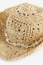 Natural Wide Brim Hat (3-16yrs) - Image 2 of 2