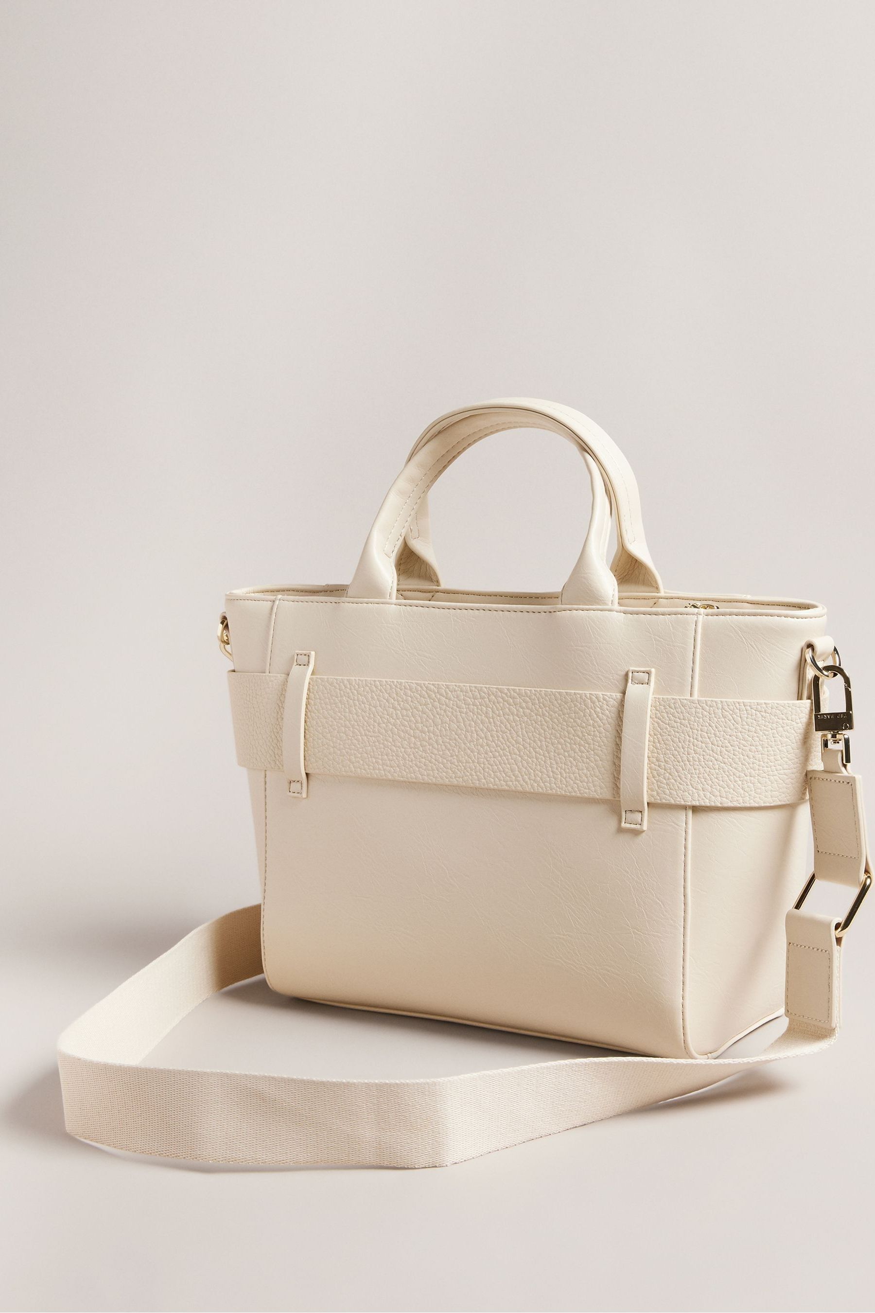 Buy Ted Baker Cream Jimsa Knot Bow Tote Bag from Next Luxembourg