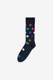 Bright Geo Pattern 10 Pack Cushioned Sole Comfort Socks - Image 7 of 12