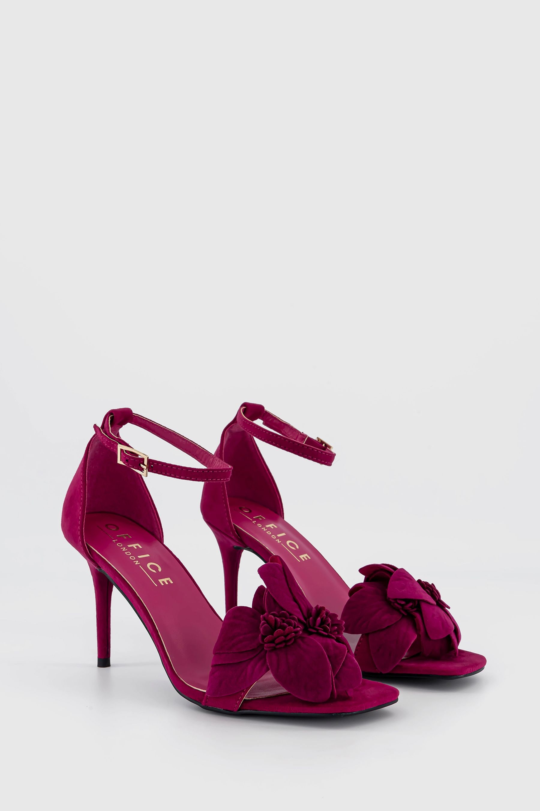 Office red sandals sales