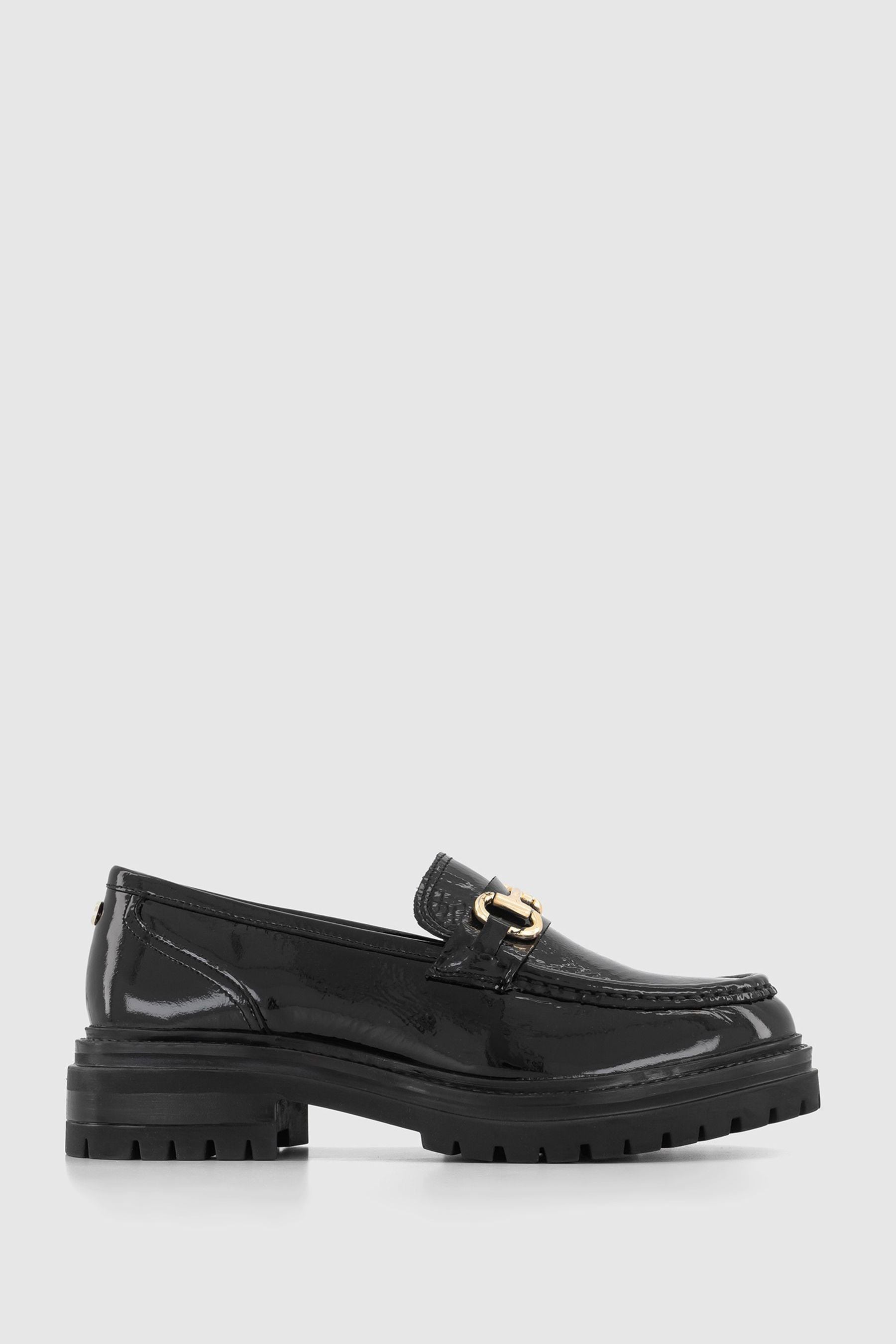 Buy Office Black Franks Patent Leather Chunky Snaffle Loafers from Next Luxembourg