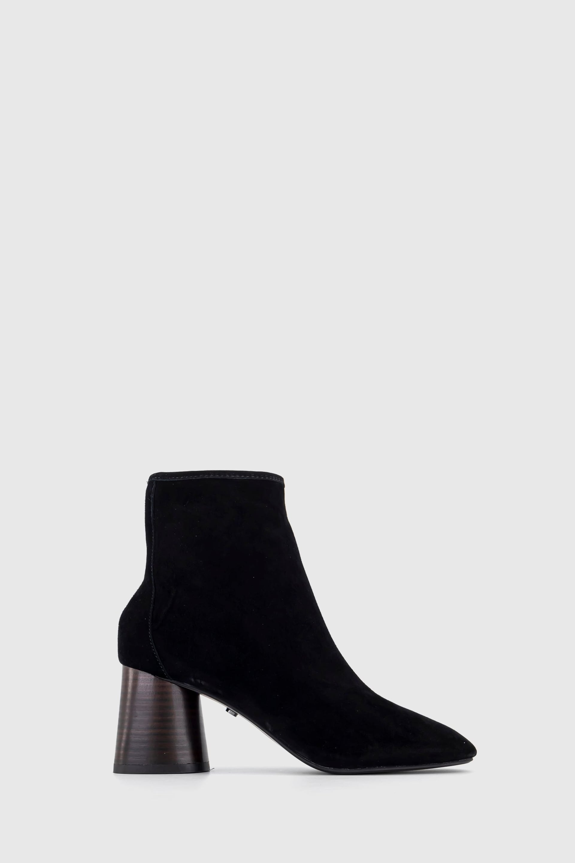 Office Black Suede Sock Ash Ankle Boots - Image 1 of 4