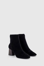 Office Black Suede Sock Ash Ankle Boots - Image 3 of 4