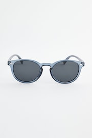 Blue Round Polarised Sunglasses - Image 3 of 5