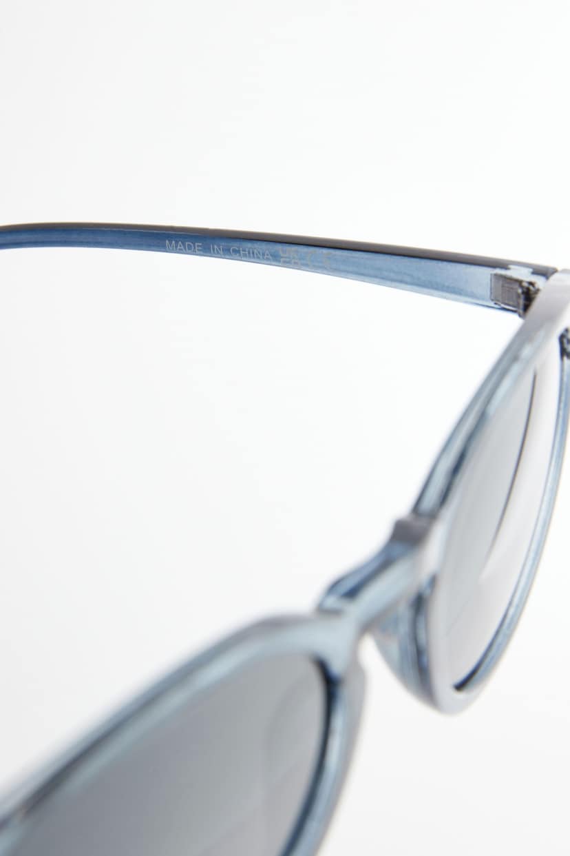 Blue Round Polarised Sunglasses - Image 5 of 5