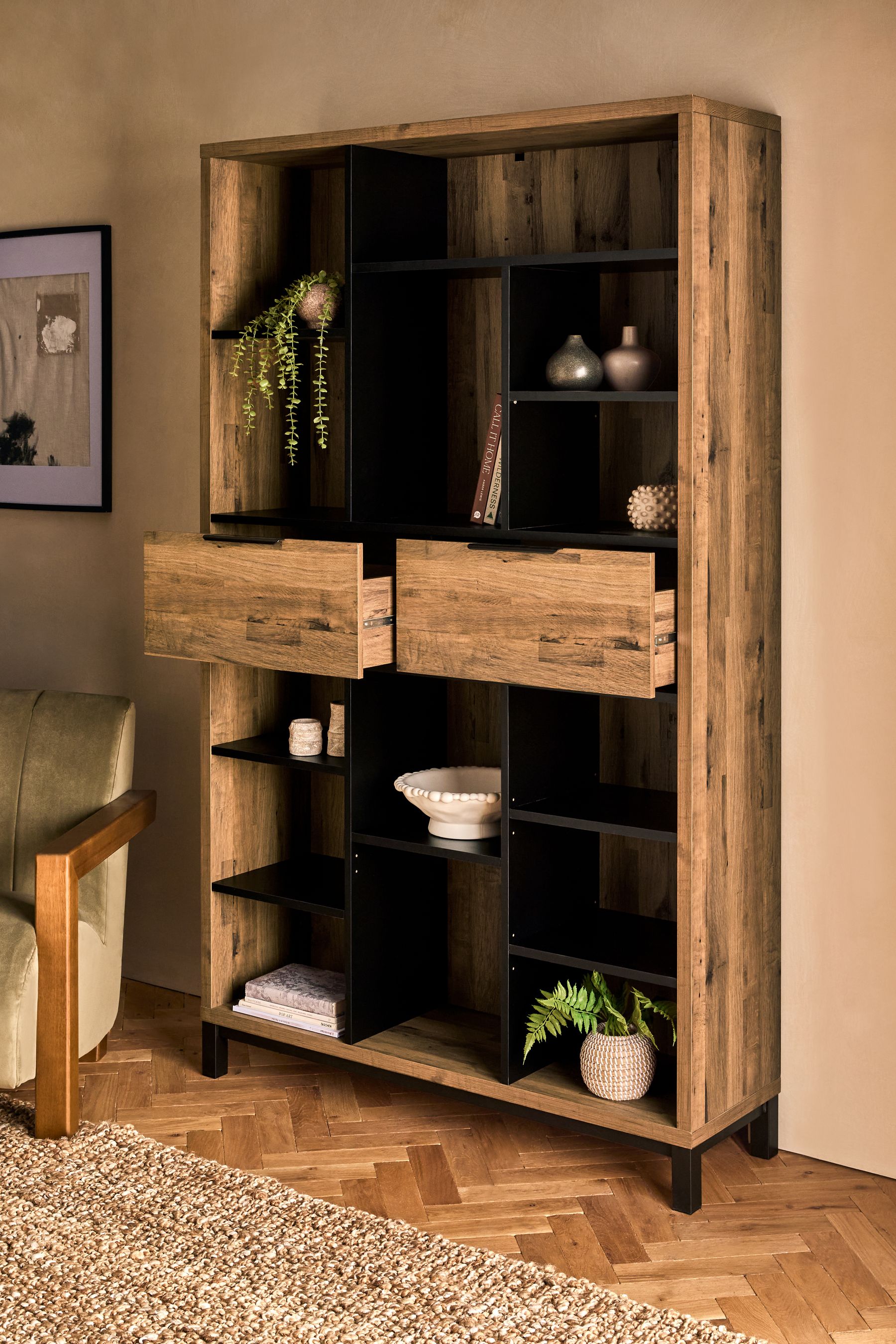 Buy Dark Bronx Shelf from the AspennigeriaShops online shop