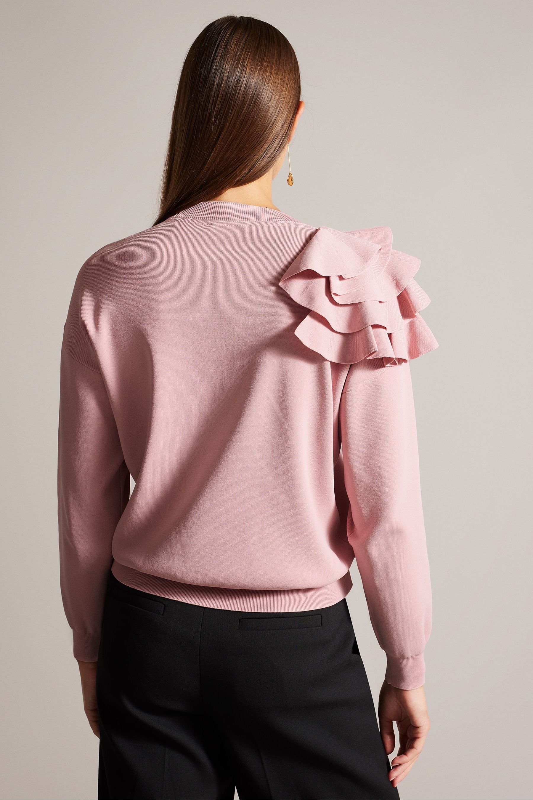 Ted baker pink bow jumper on sale