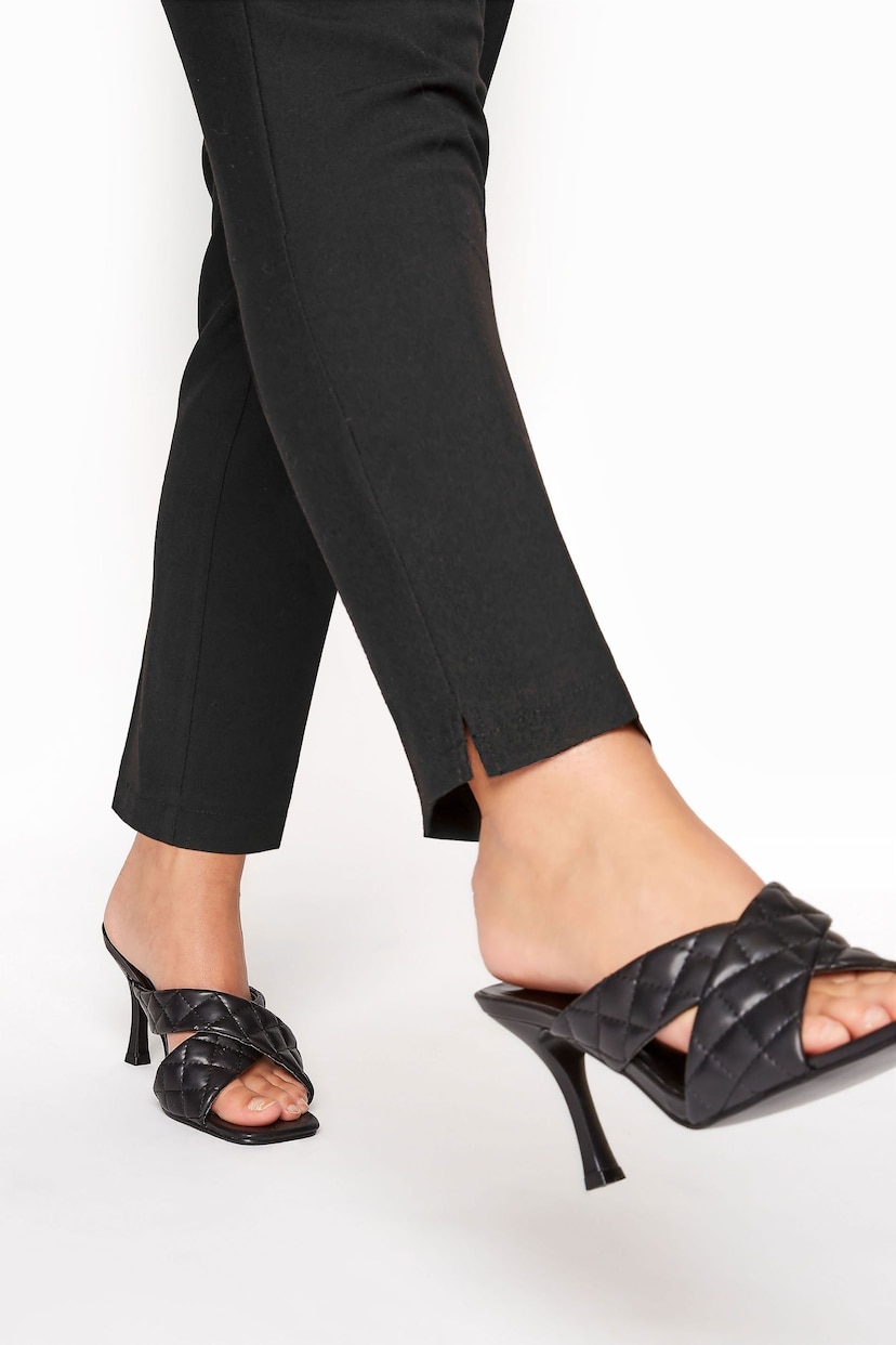Yours Curve Black Elasticated Tapered Stretch Trousers - Image 7 of 7