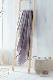 Drift Home Purple Bretton Throw - Image 1 of 3