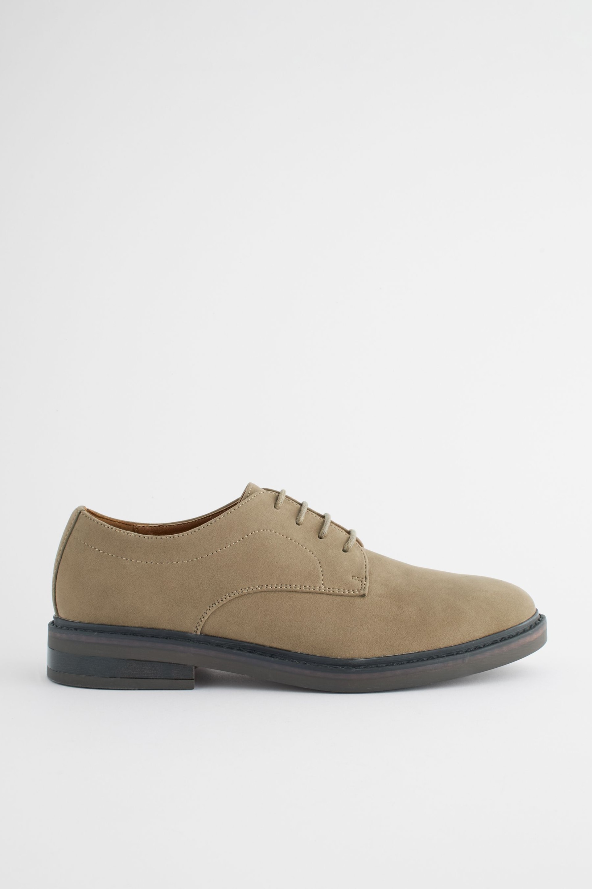 Stone Chunky Sole Derby Shoes - Image 3 of 7