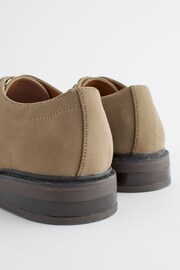 Stone Chunky Sole Derby Shoes - Image 4 of 7