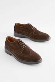 Brown Longwing Brogue Shoes - Image 1 of 5