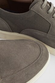 Grey Suede Cupsole Casual Shoes - Image 6 of 7