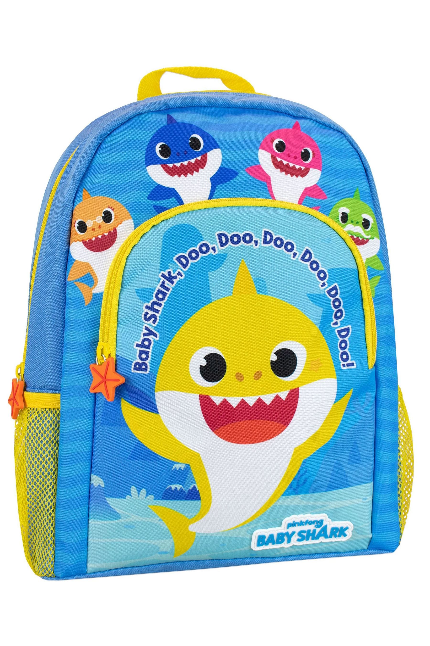 Buy Character Blue Baby Shark Backpack from Next Oman