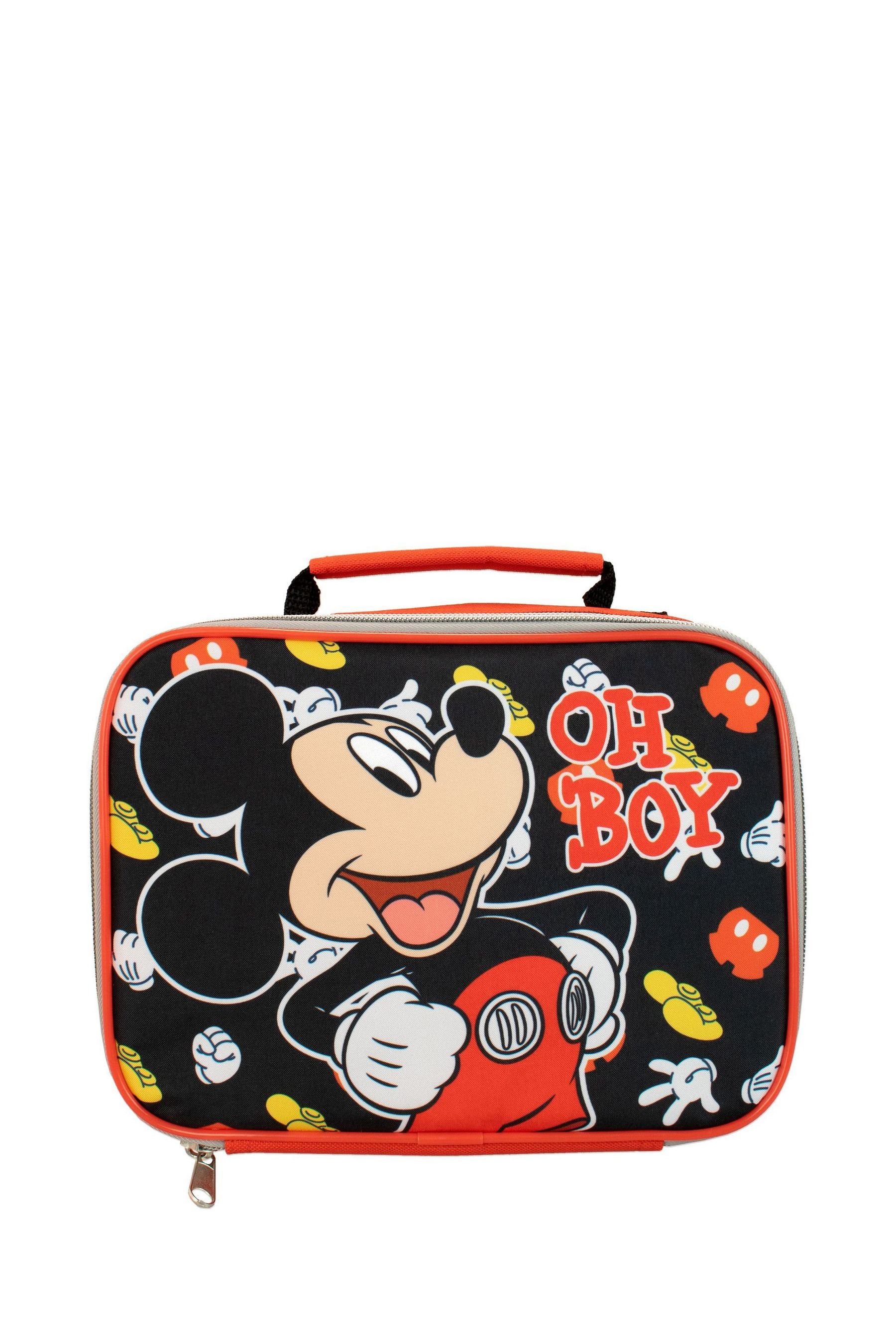Buy Character Black Mickey Mouse Backpack and Lunchbag Set from the Next UK online shop