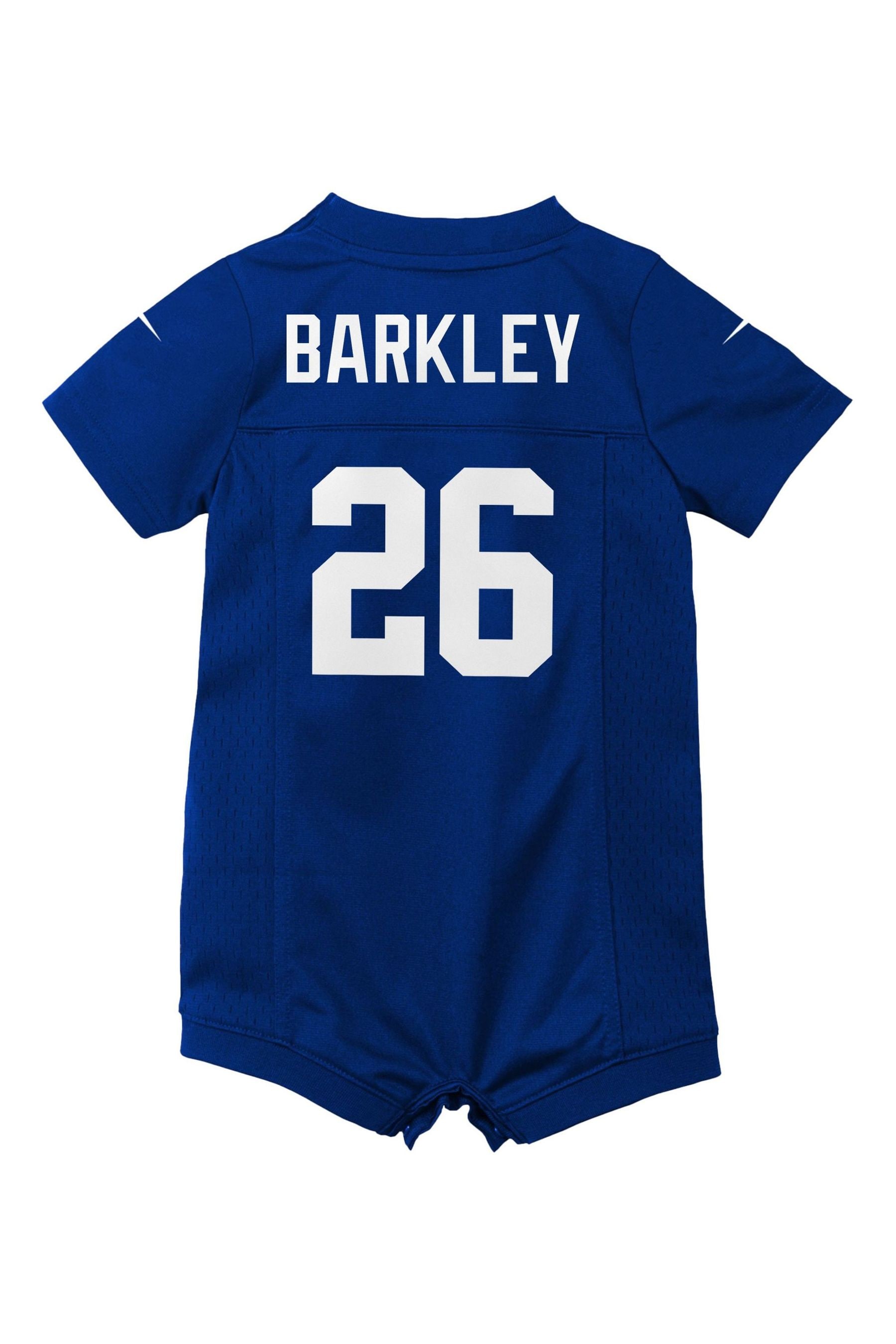Buy Fanatics Blue New York Giants Home Jersey Romper Saquon Barkley Infants from Next Qatar