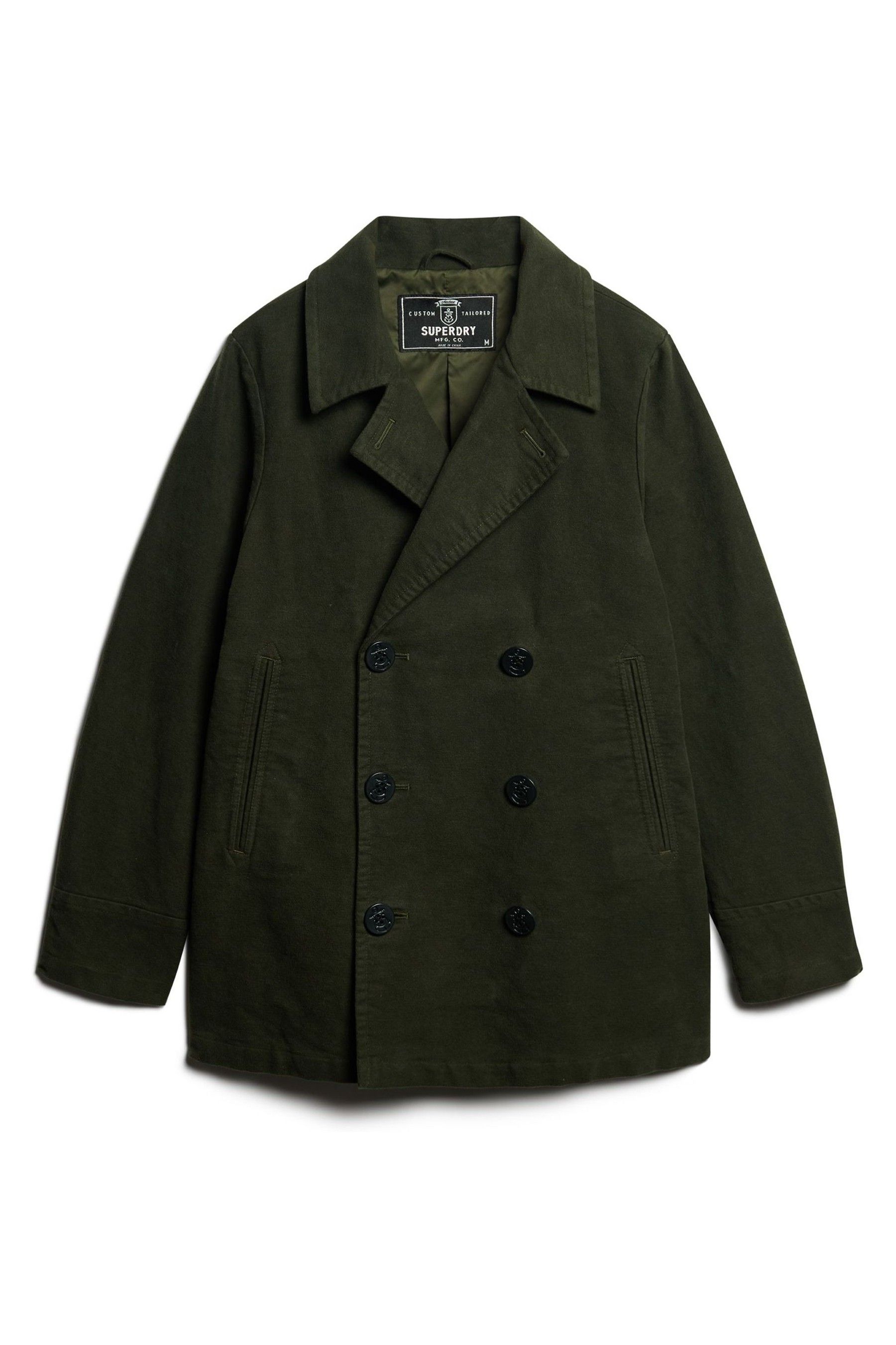 Superdry new merchant pea coat sales