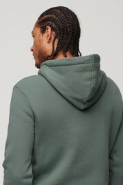 Superdry Green Japanese Vintage Logo Graphic Hoodie - Image 3 of 4