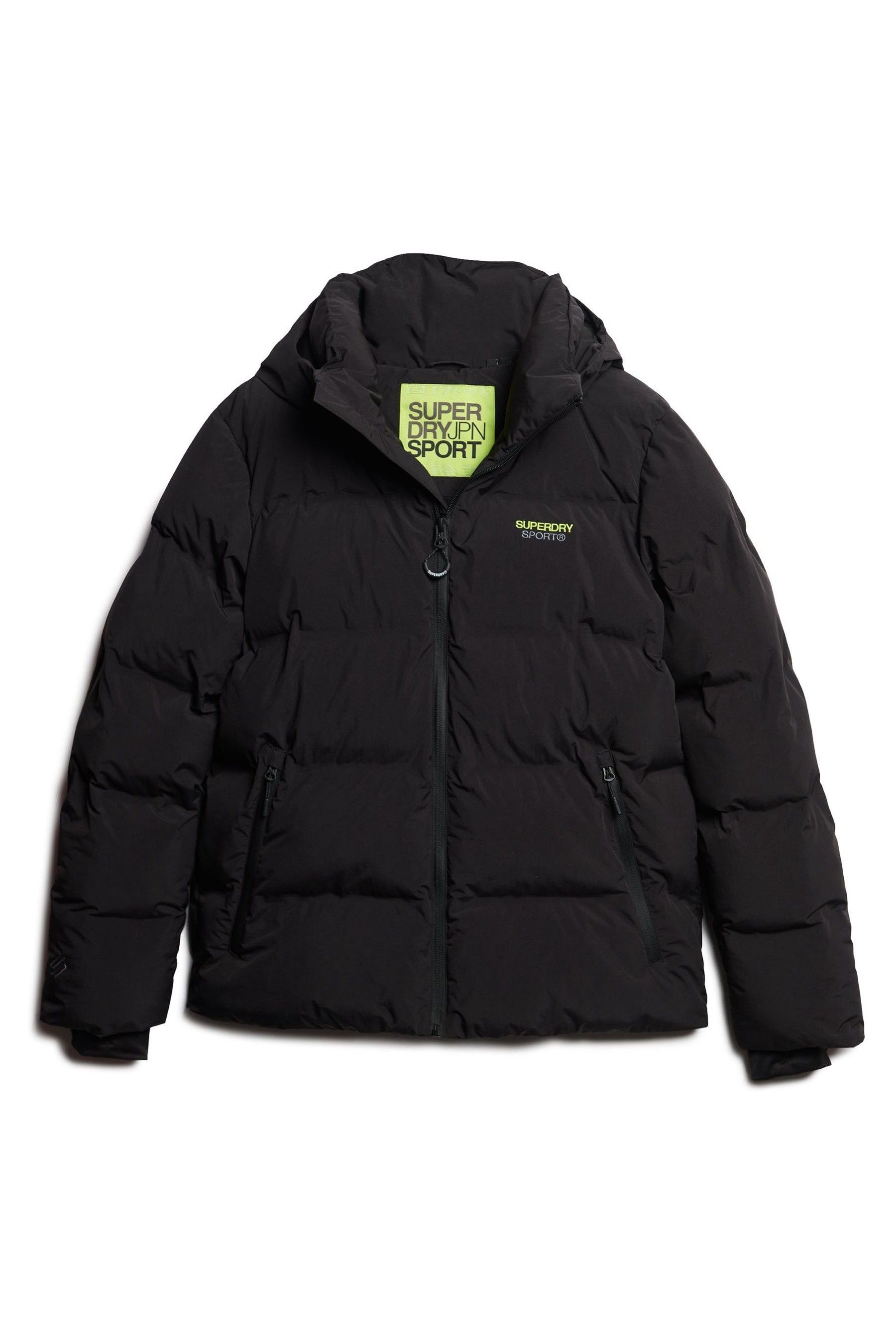 Buy Superdry Black Hooded Water Repellent Boxy Puffer Jacket from Next Malta
