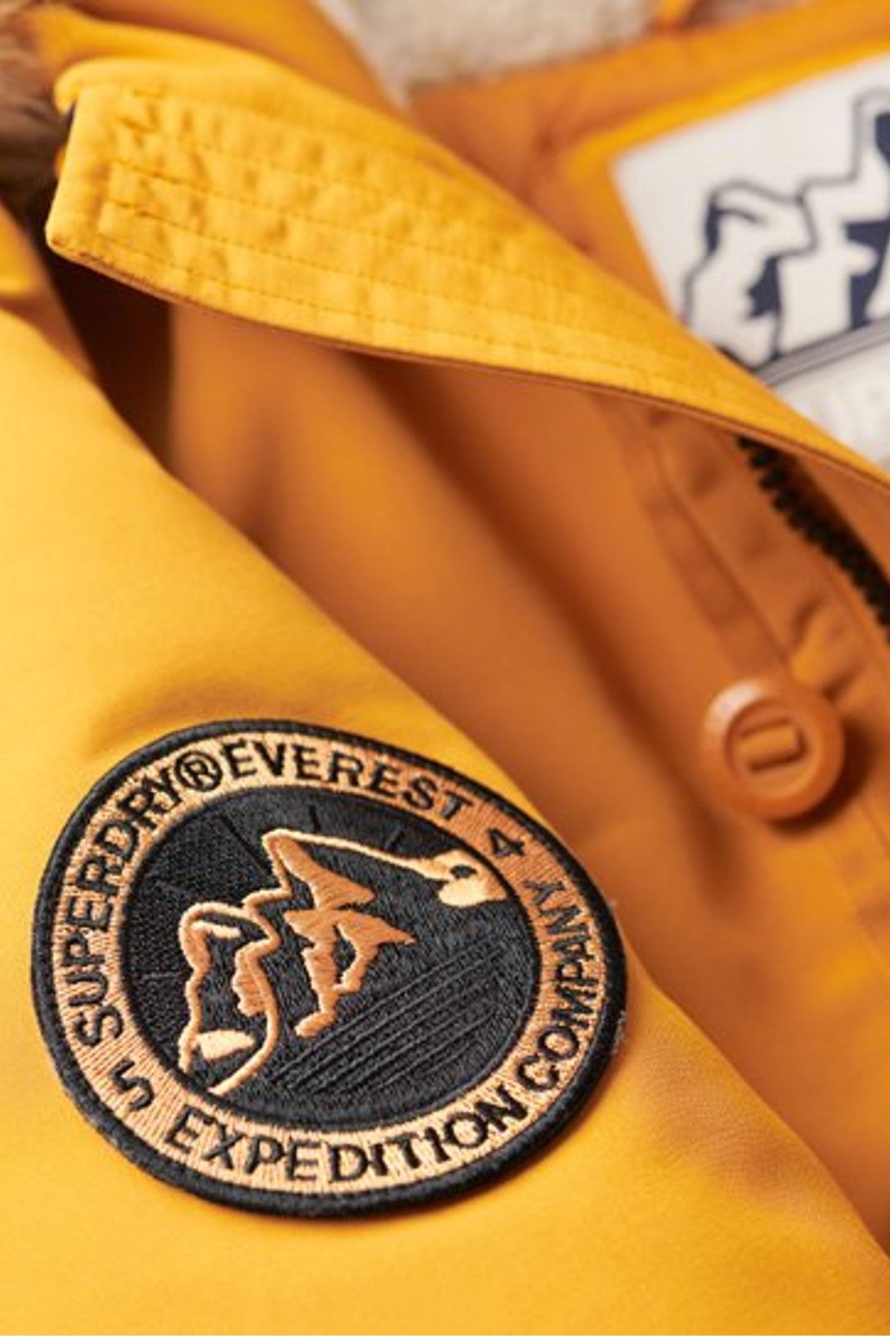 Superdry coat yellow clearance