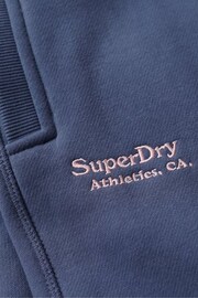 Superdry Blue White Essential Logo Joggers - Image 6 of 6