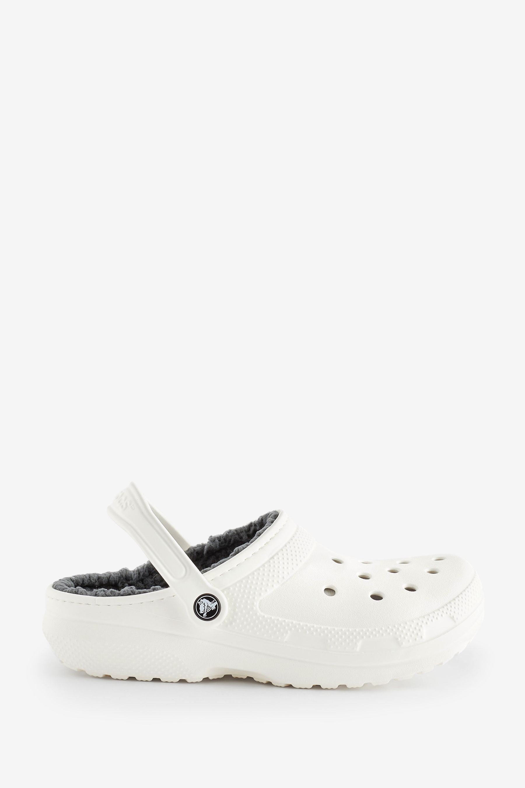 Buy Crocs White Classic Lined Clogs from Next Canada