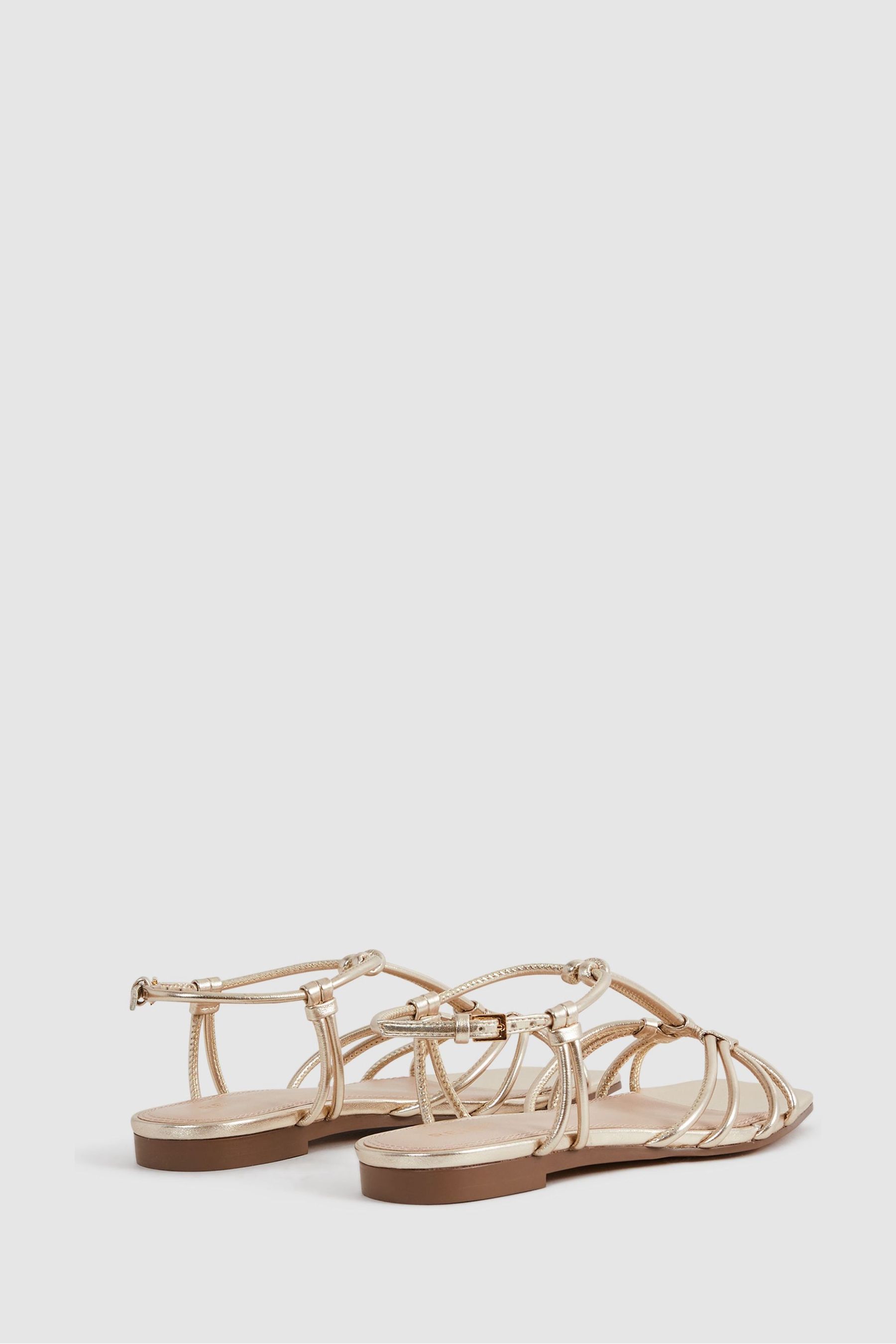 Reiss rose gold sandals clearance