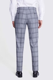 MOSS Grey Tailored Fit B&W Check Trousers - Image 2 of 3