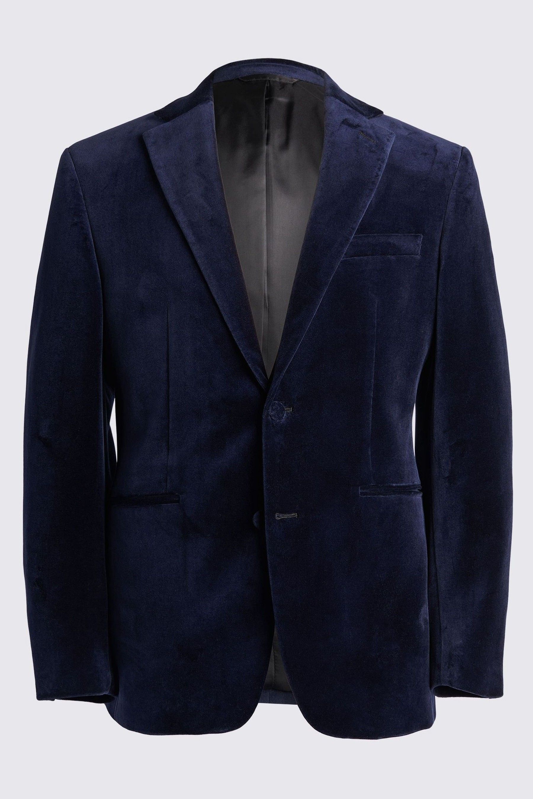 Buy MOSS Blue Tailored Fit Velvet 100 Cotton Jacket from Next USA