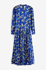 Closet London Blue Pleated Dress - Image 6 of 6