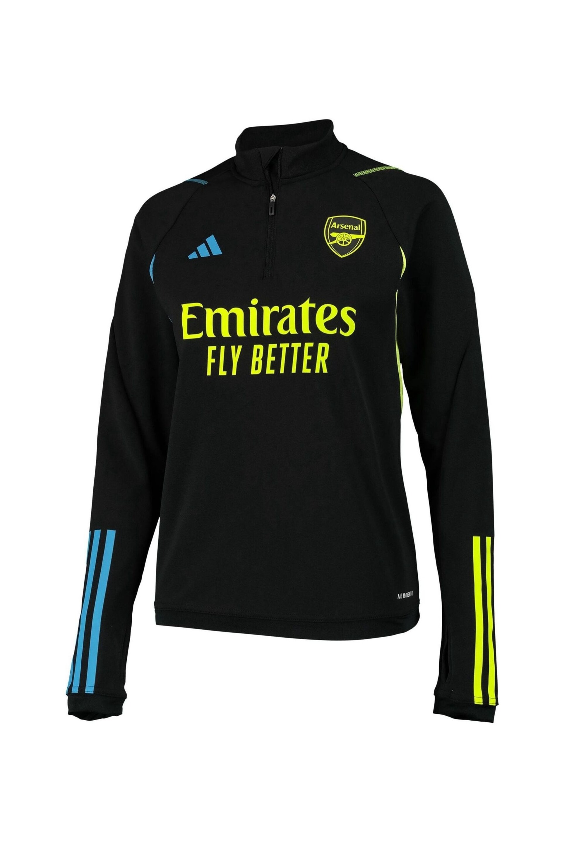 adidas Black Arsenal Training Top Womens - Image 2 of 3