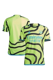 adidas Yellow Arsenal Away Authentic Shirt 2023-24 - Image 1 of 3