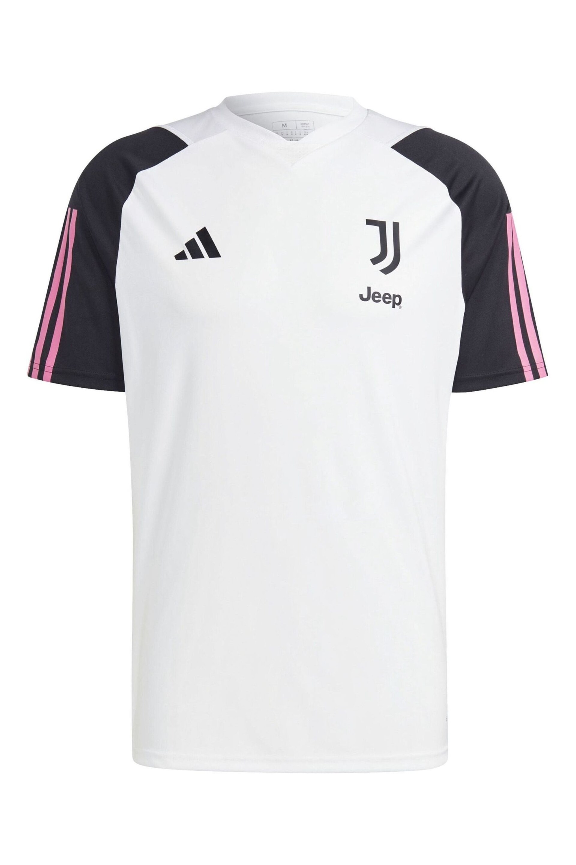 adidas White Juventus Training Jersey - Image 1 of 2