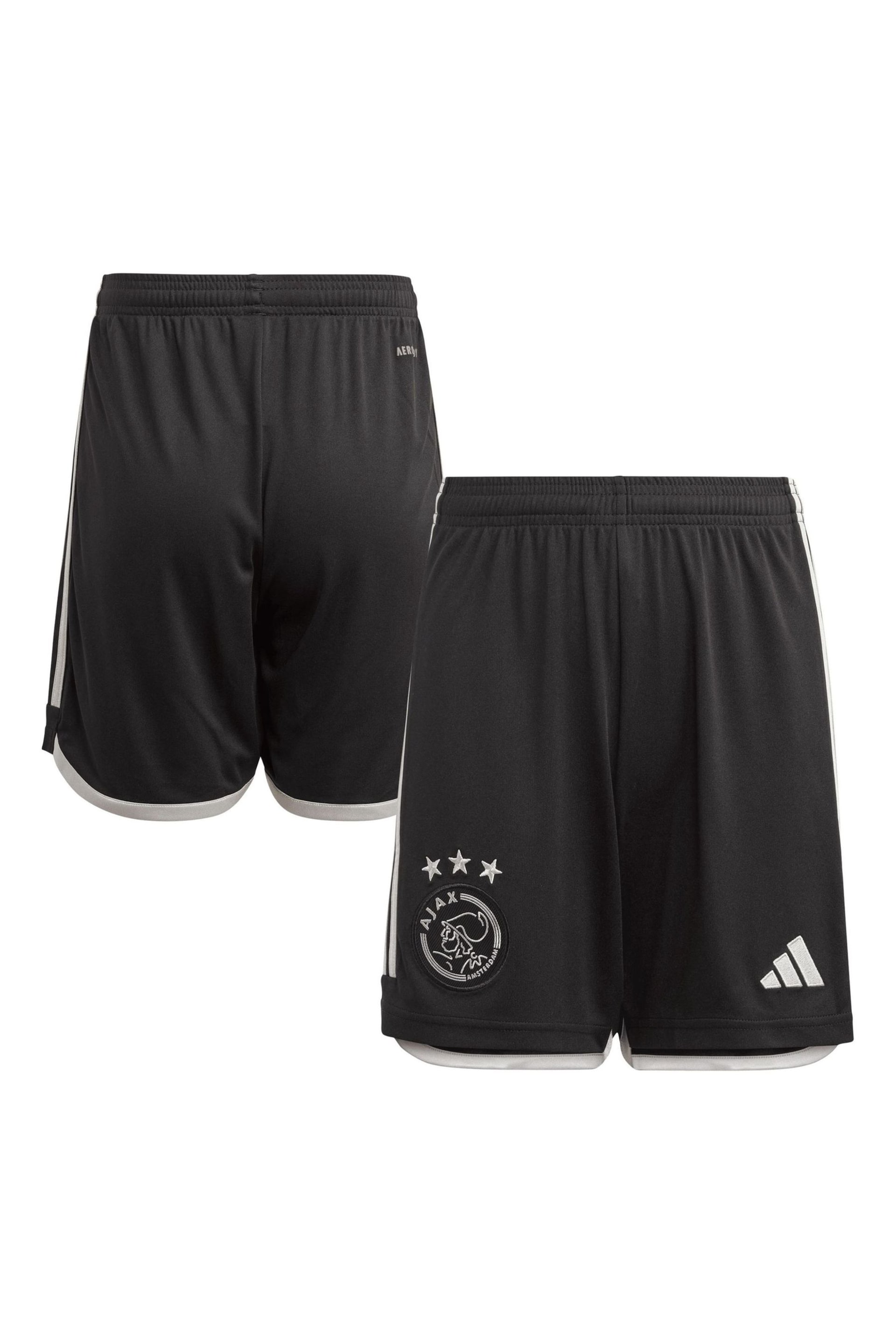 adidas Black Ajax Third Shorts 2023-24 - Image 1 of 3
