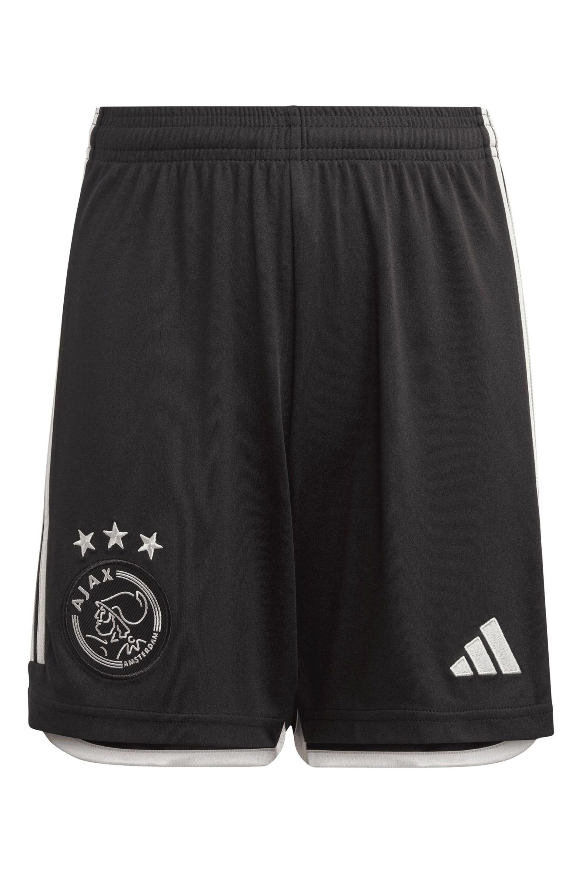 adidas Black Ajax Third Shorts 2023-24 - Image 2 of 3