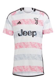 adidas White Juventus Away Authentic Shirt 2023-24 - Image 2 of 3