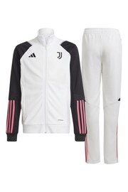 adidas White Juventus Training Tracksuit Kids - Image 1 of 2