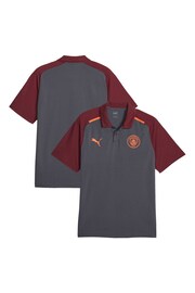 Puma Grey Manchester City Casuals Polo Shirt - Image 1 of 3