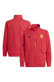 adidas Red Manchester United Anthem Jacket Kids - Image 1 of 3