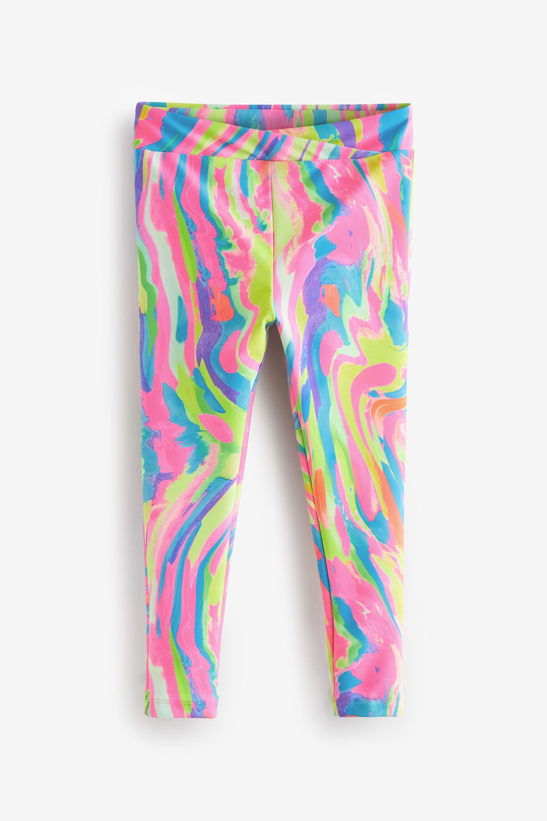 Rainbow Swirl Sunsafe Swim Leggings (3-16yrs) - Image 6 of 9