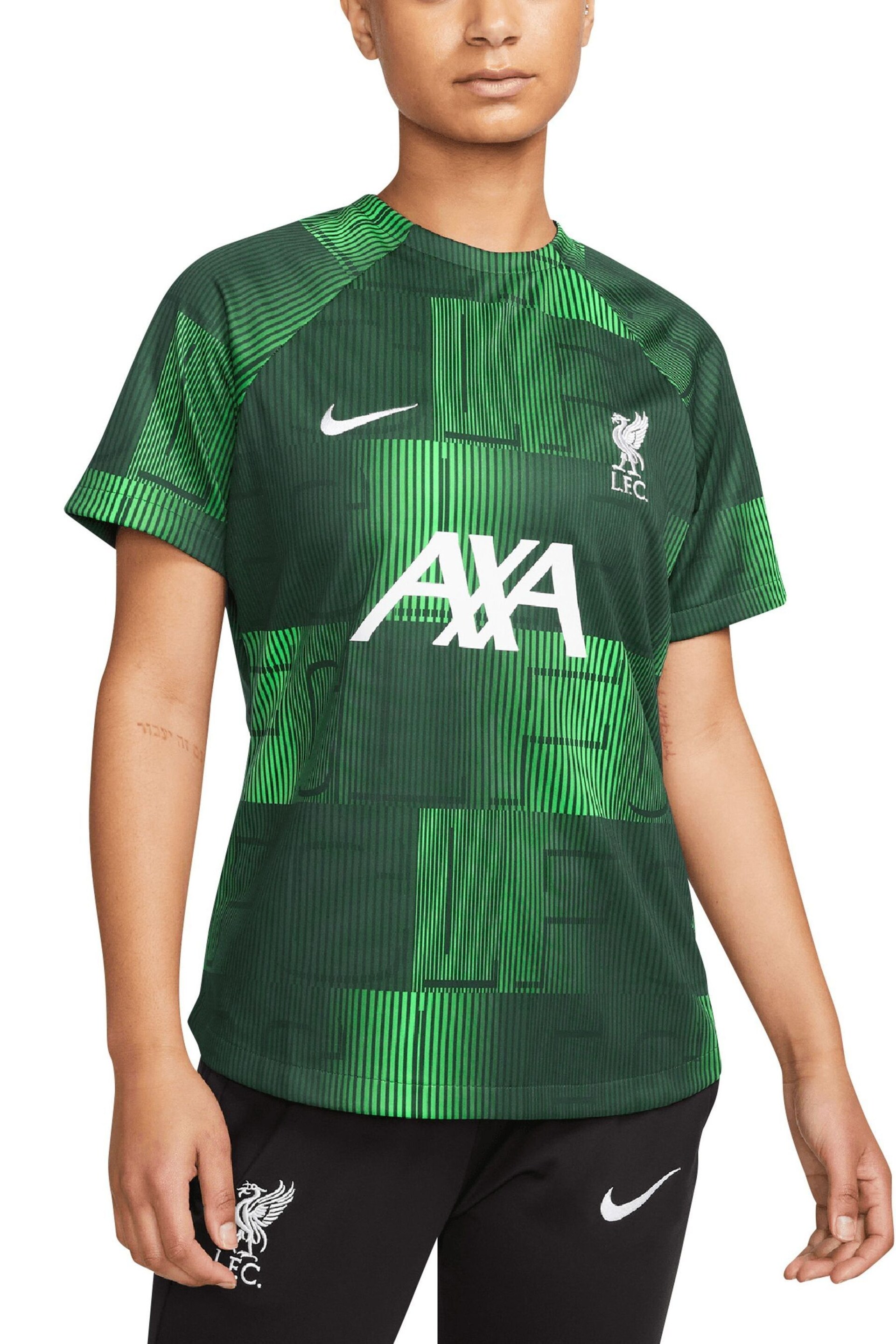 Nike Green Liverpool Academy Pro Pre Match Top Womens - Image 1 of 3