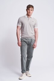 Aubin Dryden Knitted Cashmere Blend Polo Shirt - Image 3 of 7