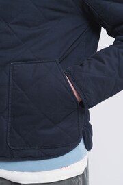 Aubin Blue Laxton Diamond Quilted Jacket - Image 5 of 7