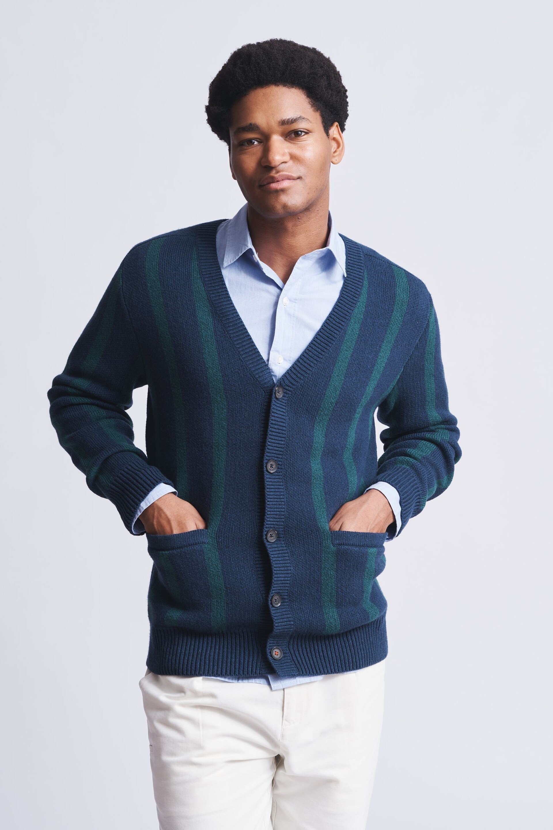 Aubin Henderson Striped Cardigan - Image 1 of 7