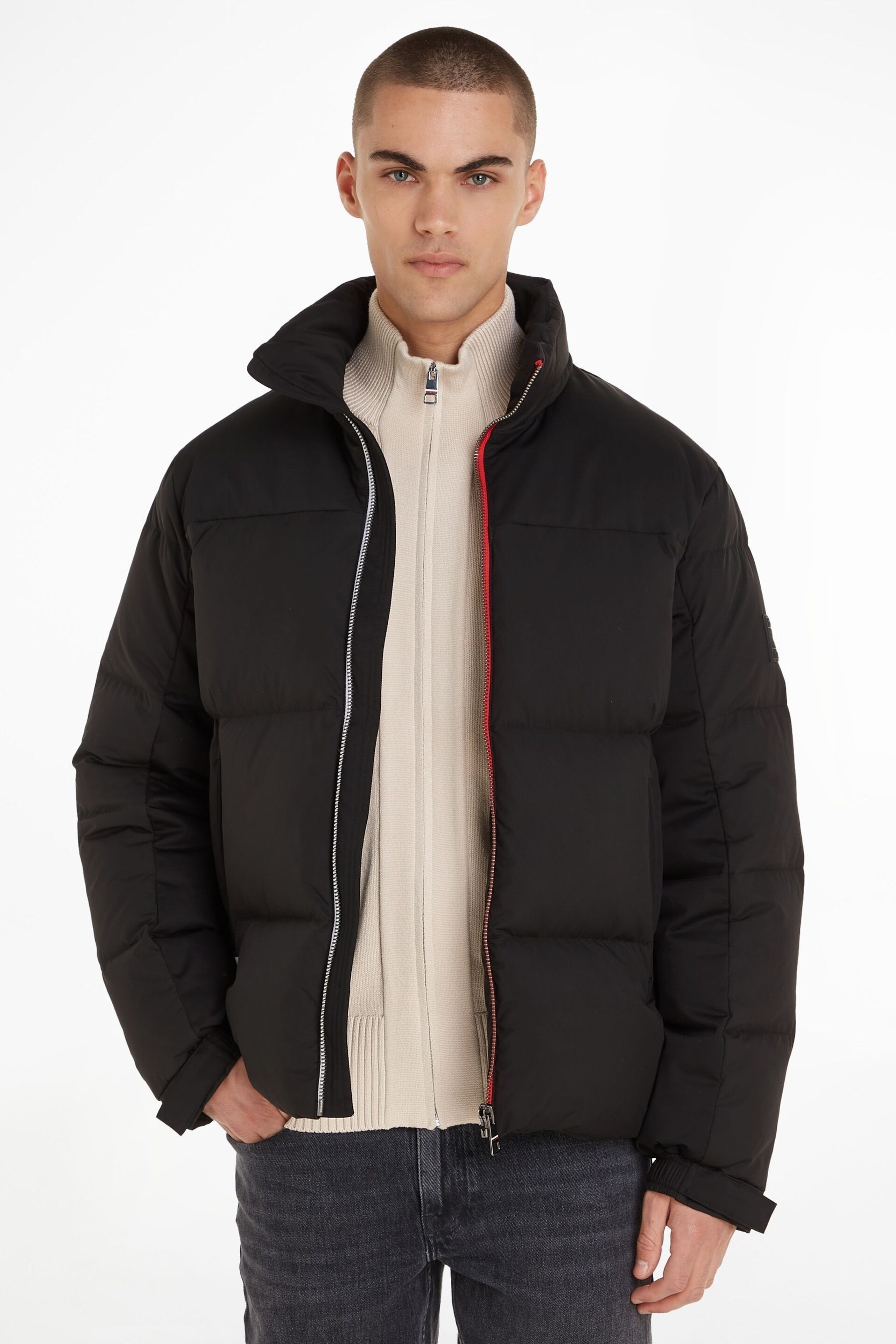 Tommy Hilfiger New York Down Puffer Black Jacket - Image 1 of 4