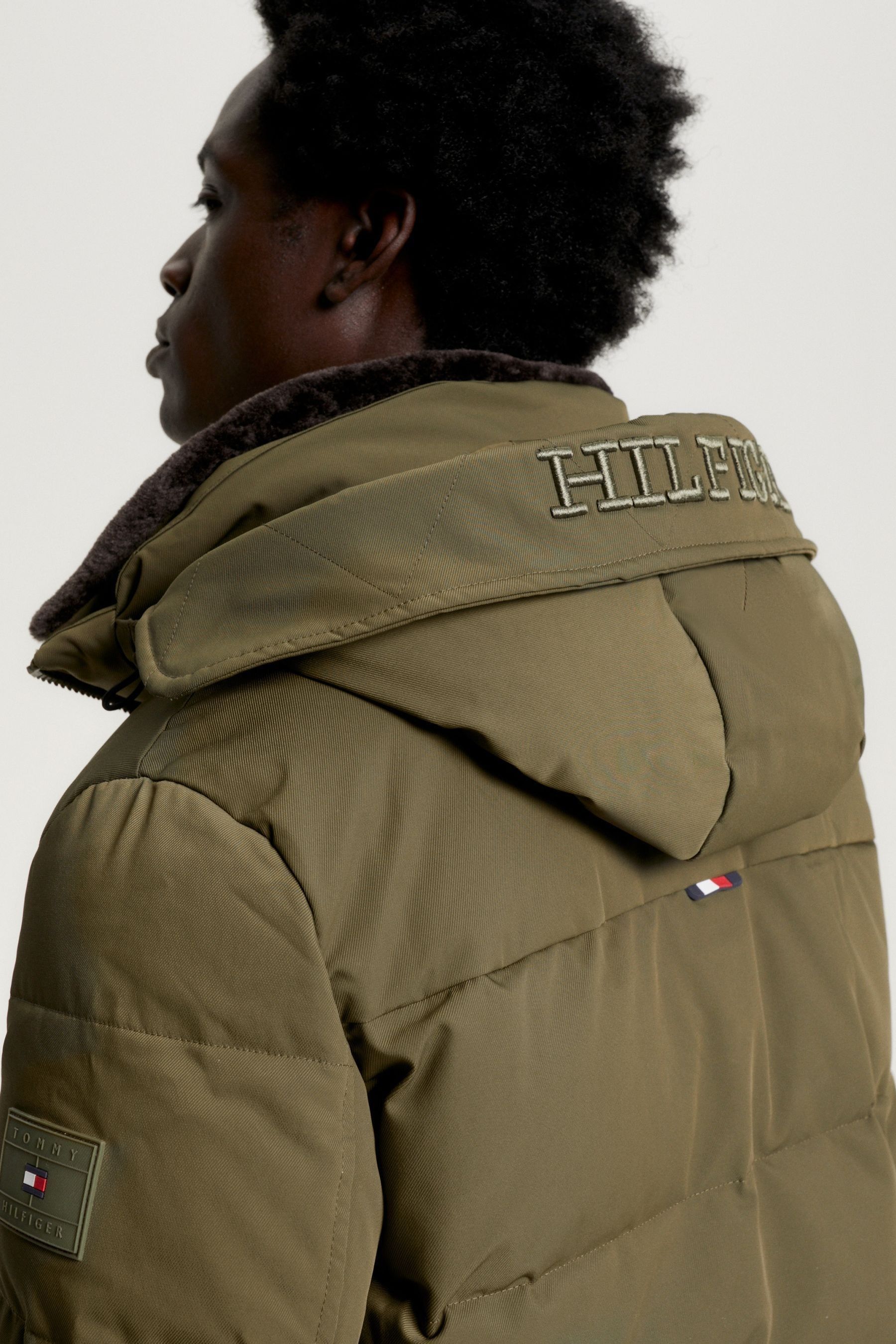 Buy Tommy Hilfiger Green Rockie Utility Parka Coat Jacket from Next Luxembourg