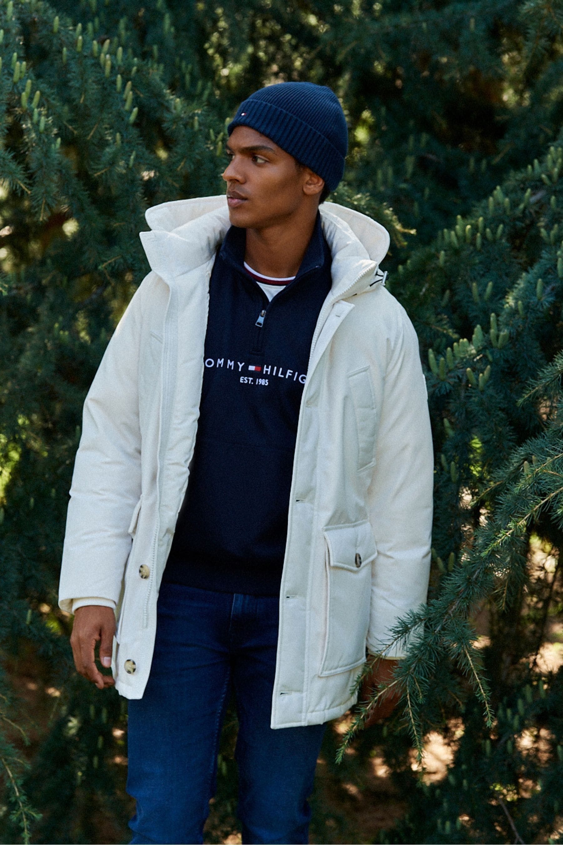 Tommy hooded parka on sale
