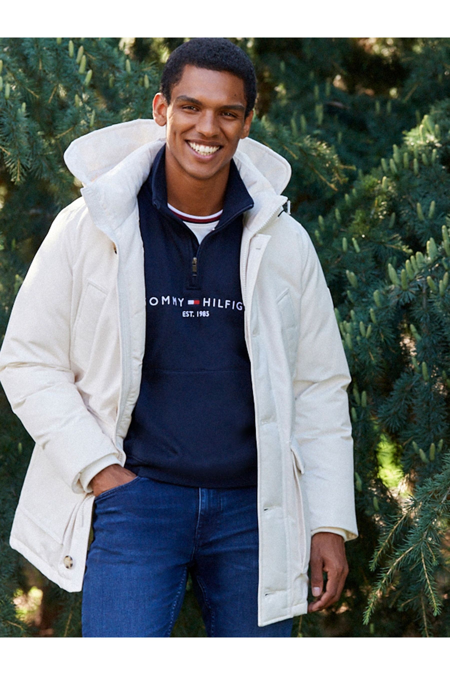 Buy Tommy Hilfiger Rockie Non Fur Down Parka Hooded Jacket from Next Ireland
