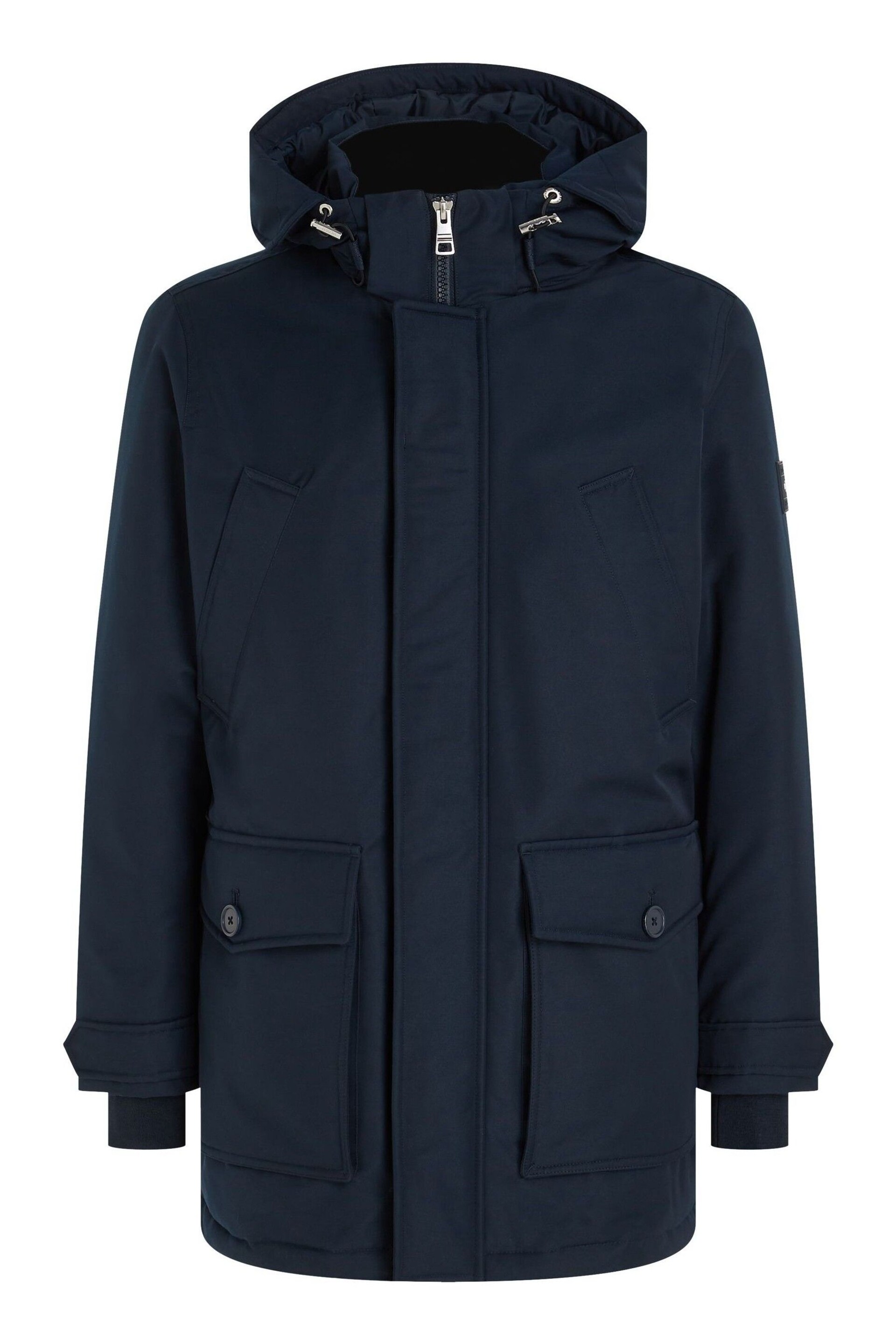 Tommy Hilfiger Rockie Non-Fur Down Parka Hooded Jacket - Image 4 of 5