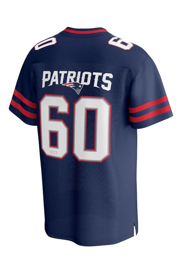 Fanatics Blue New England Patriots NFL Core Foundations Jersey - Image 3 of 3